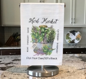 Flour Sack Towels - Herb Market